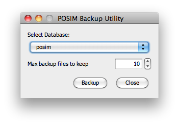 auto backup POSIM EVO mac 1