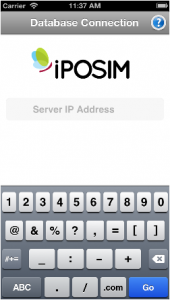 iPOSIM to POSIM EVO mobile database connection