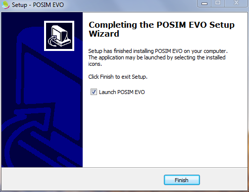 install POSIM EVO as a server on Windows 2