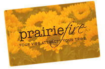 gift card prairie fire design card smaller