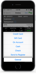 payment processing iphone straight on payment types smaller