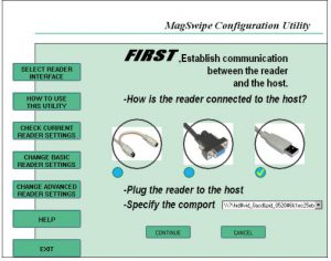 mag stripe reader xm95 track 2 configuration 2