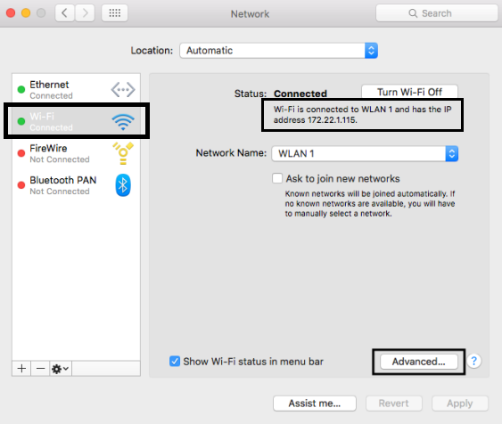 finding your ip address mac 4