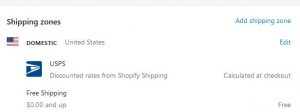 posim flat rate shipping shopify 3