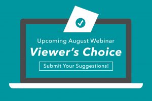 viewers choice upcoming webinars