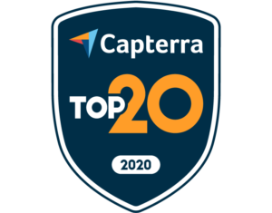 capterra top 20 badge